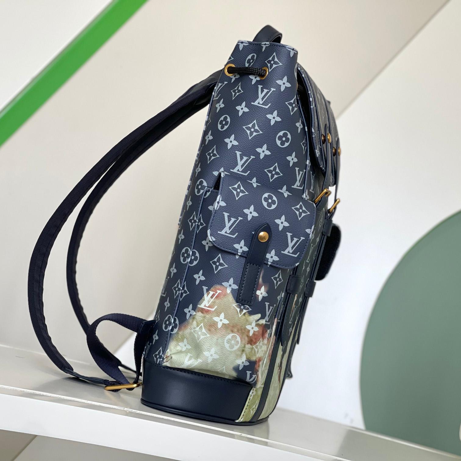 Louis Vuitton Christopher MM (38 x 44 x 21cm)   M46805 - FashionPlug