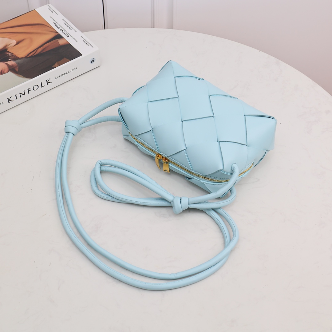 Bottega Veneta Small Cassette Camera Bag - FashionPlug