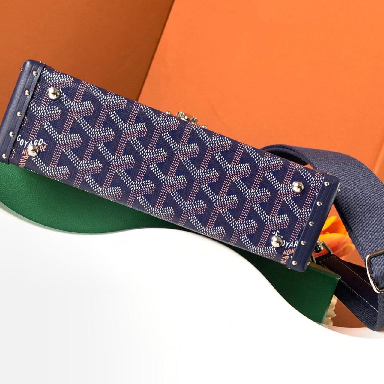 Goyard Bag Trunk Monogram Leather (21-15-6.5cm) - FashionPlug