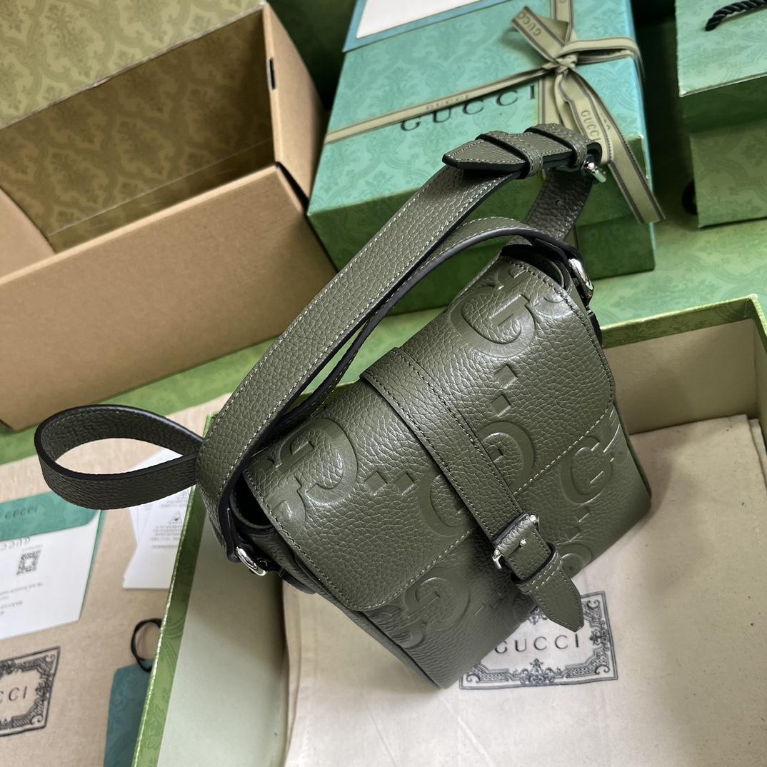 Gucci Jumbo GG Small Messenger Bag  (14.5x 18.5x 4.5cm) - FashionPlug
