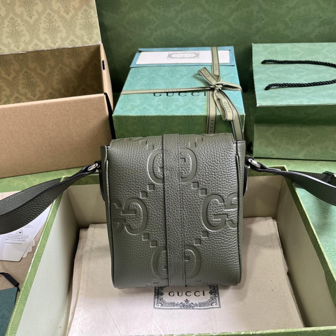 Gucci Jumbo GG Small Messenger Bag  (14.5x 18.5x 4.5cm) - FashionPlug