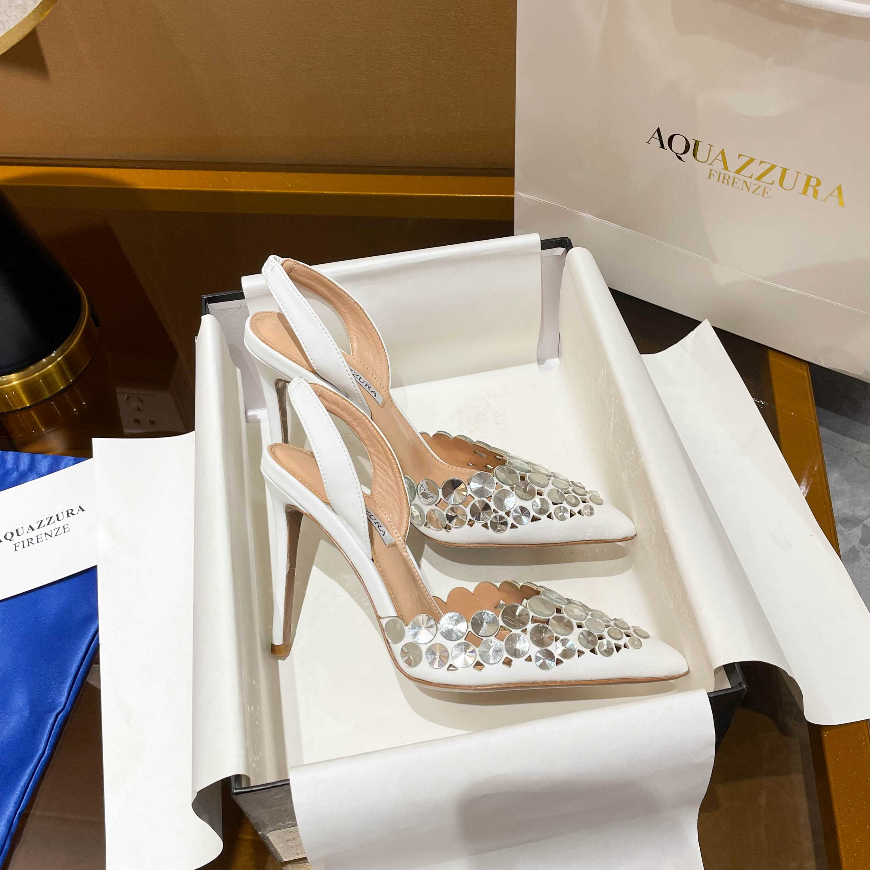 Aquazzura Maxi-Tequila Sling 105 - FashionPlug