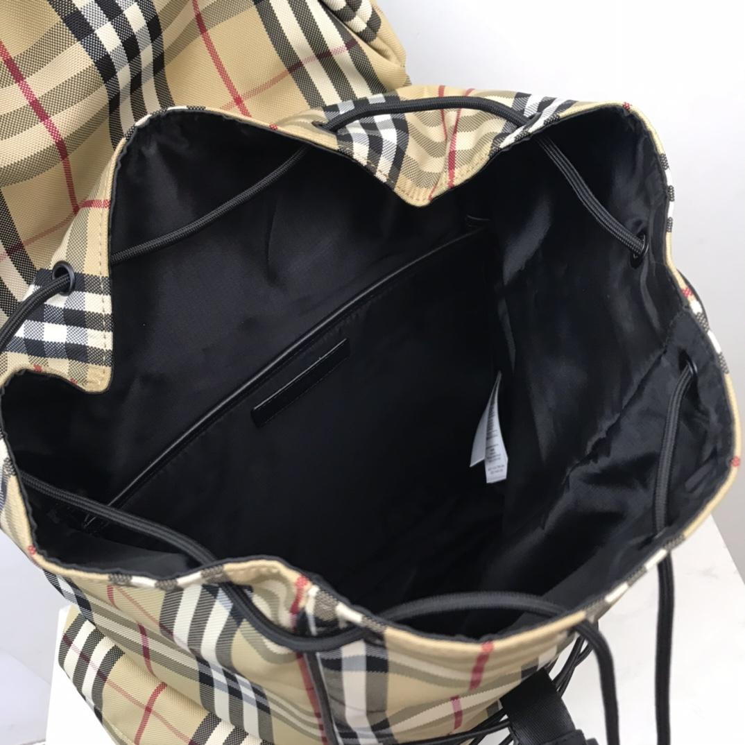 Burberry Murray Archive Check Drawstring Fasten Backpack (30 x 17 x 50cm) - FashionPlug