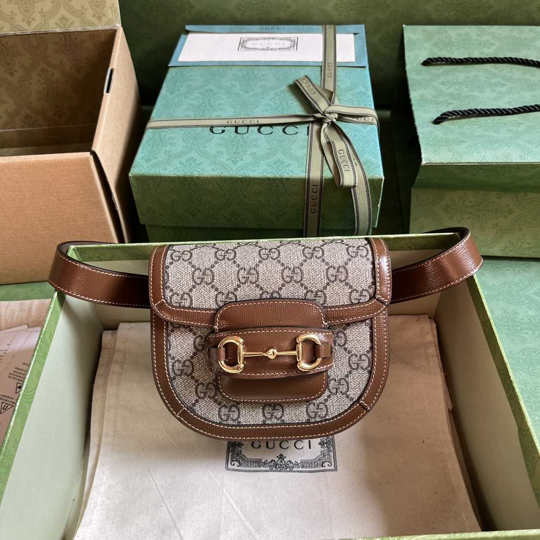 Gucci Horsebit 1955 rounded Belt Bag (16x 13x 6.5cm) - FashionPlug