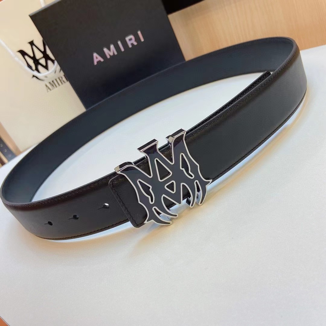 Amiri Ma Leather Belt - FashionPlug