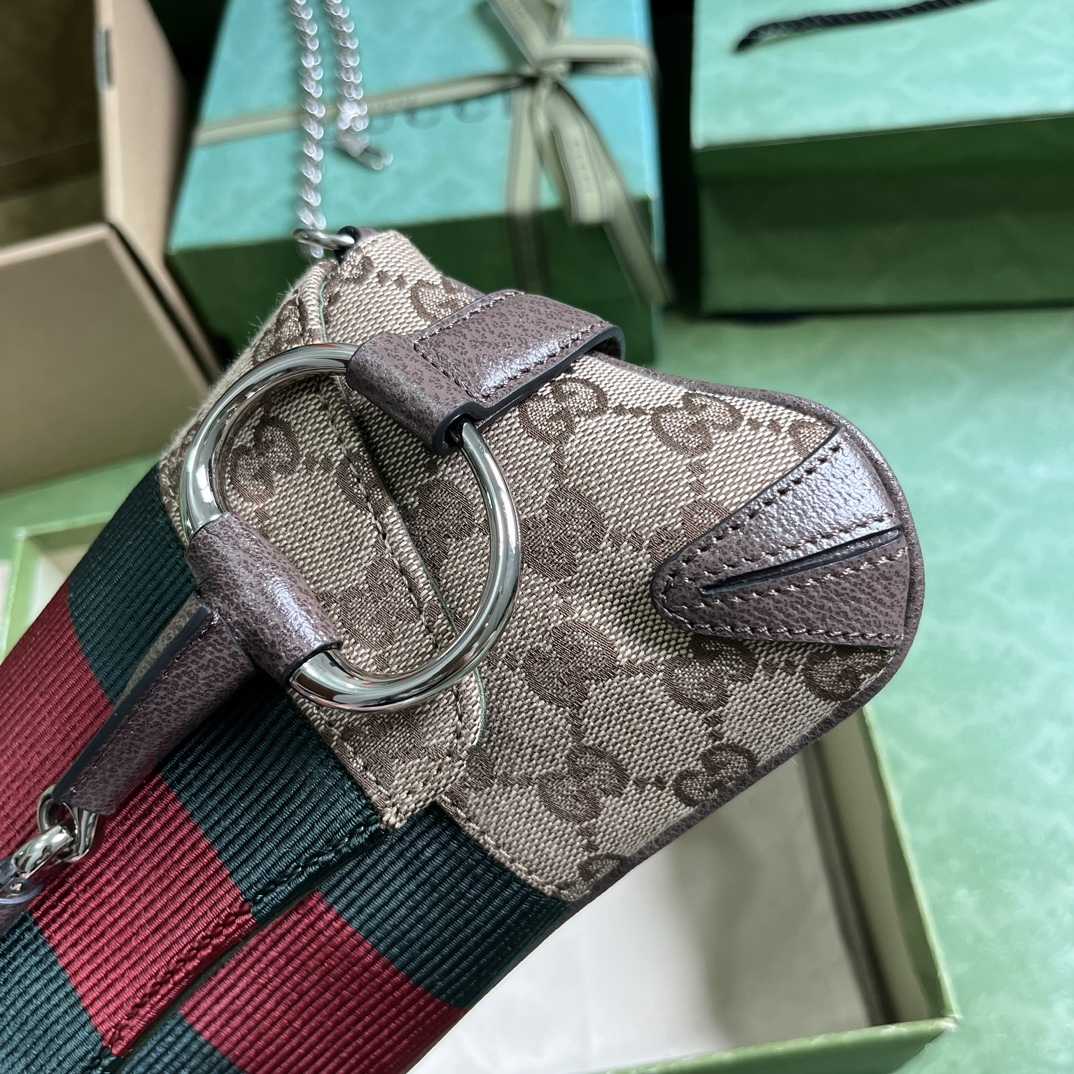 Gucci Horsebit Chain Small Shoulder Bag (27x 11.5x 5cm) - FashionPlug