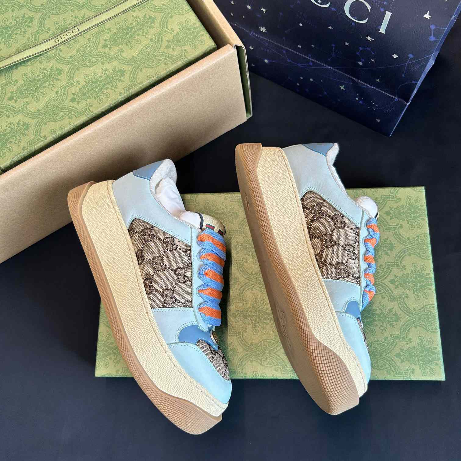 Gucci Women's Screener Sneaker - FashionPlug