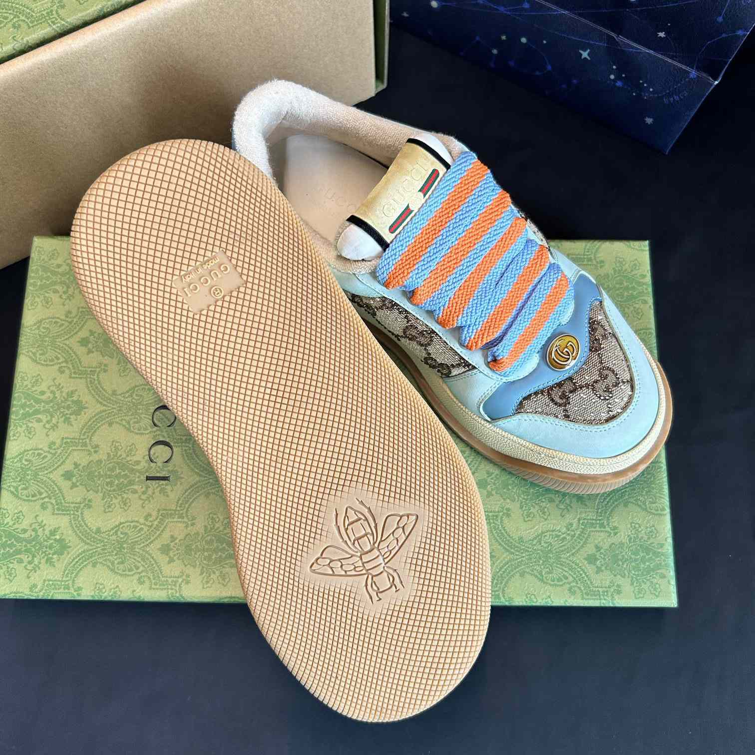 Gucci Women's Screener Sneaker - FashionPlug