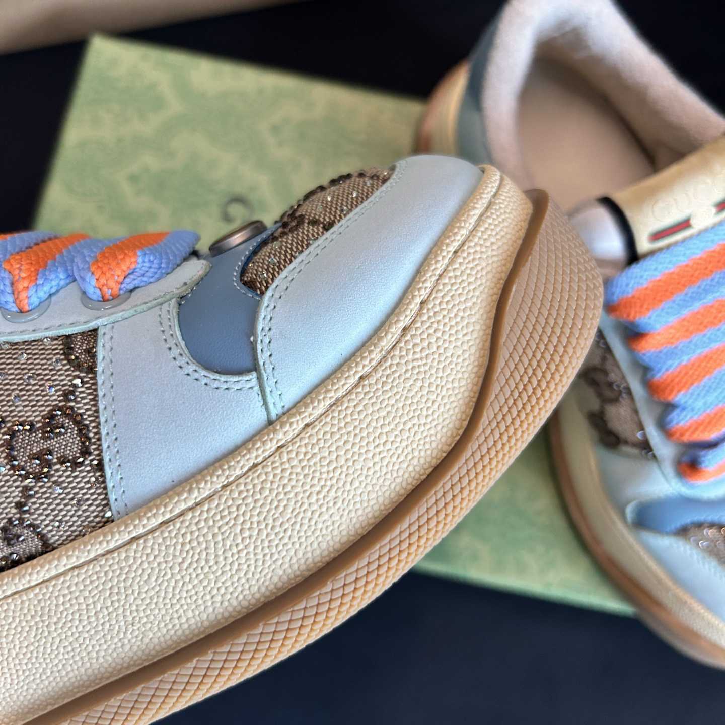 Gucci Women's Screener Sneaker - FashionPlug