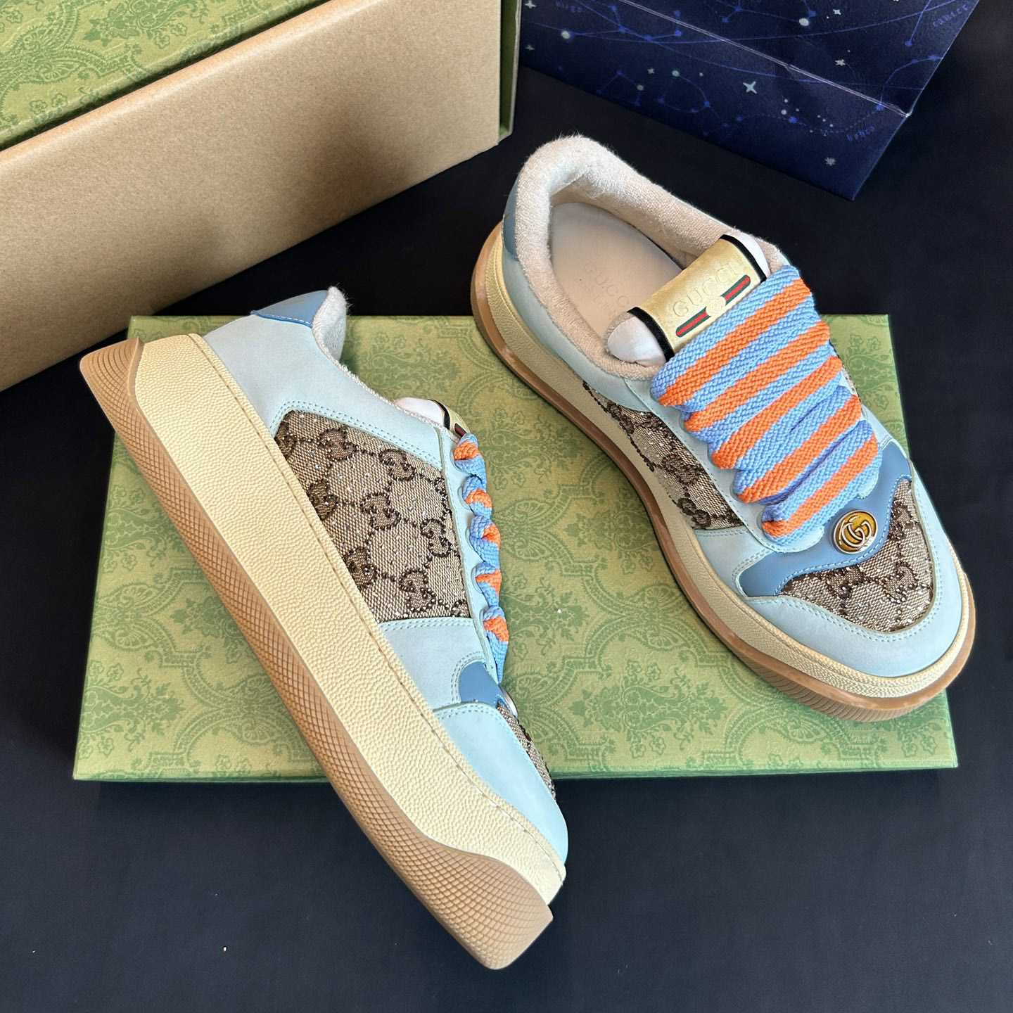 Gucci Women's Screener Sneaker - FashionPlug