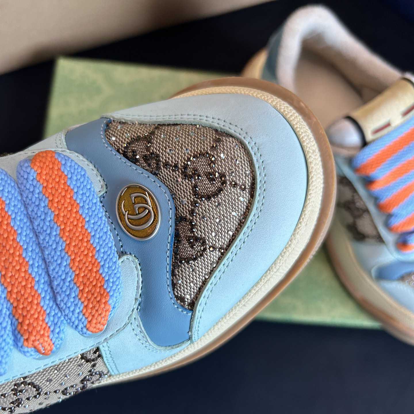 Gucci Women's Screener Sneaker - FashionPlug
