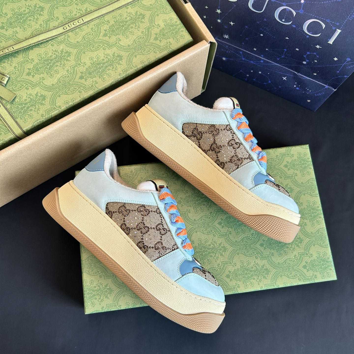 Gucci Women's Screener Sneaker - FashionPlug
