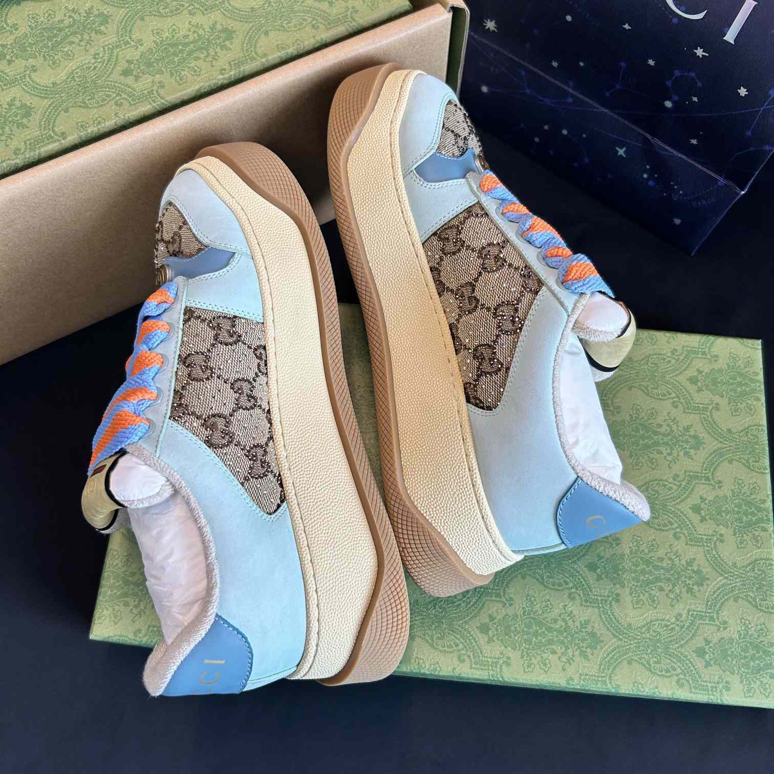 Gucci Women's Screener Sneaker - FashionPlug