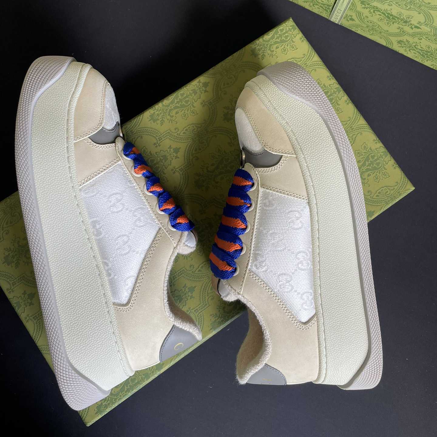 Gucci Men's Screener GG Sneaker  - FashionPlug
