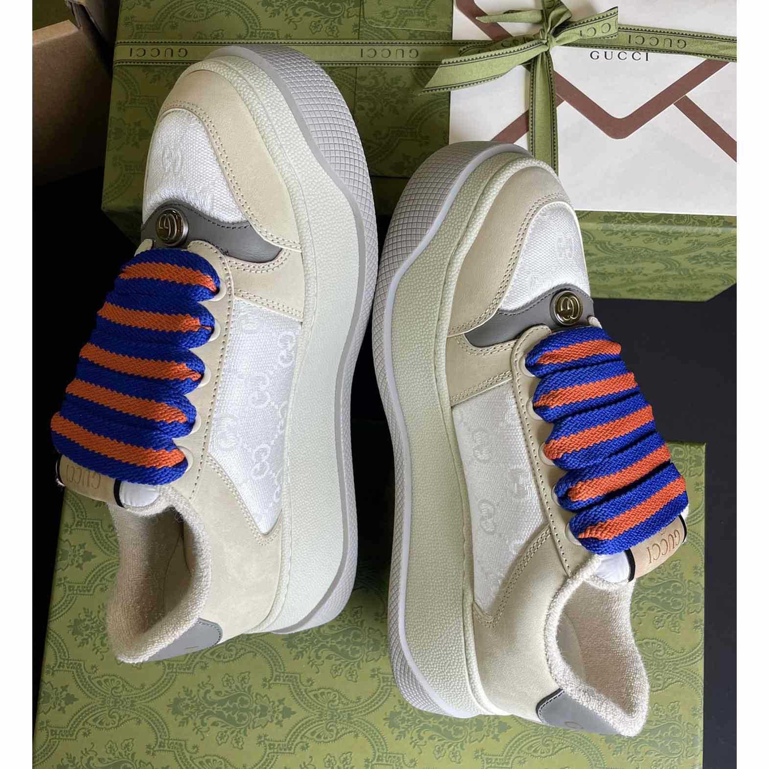Gucci Men's Screener GG Sneaker  - FashionPlug