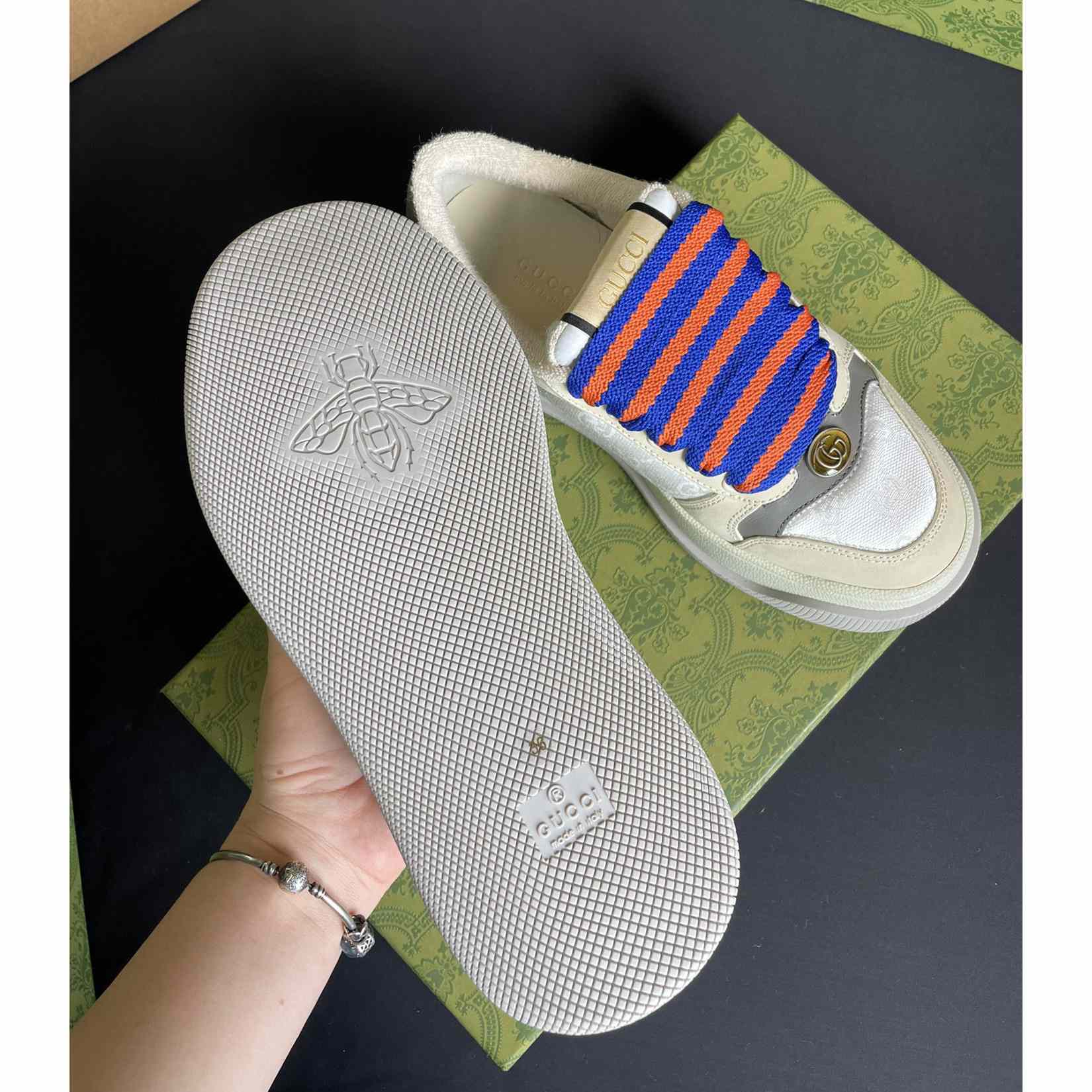 Gucci Men's Screener GG Sneaker  - FashionPlug