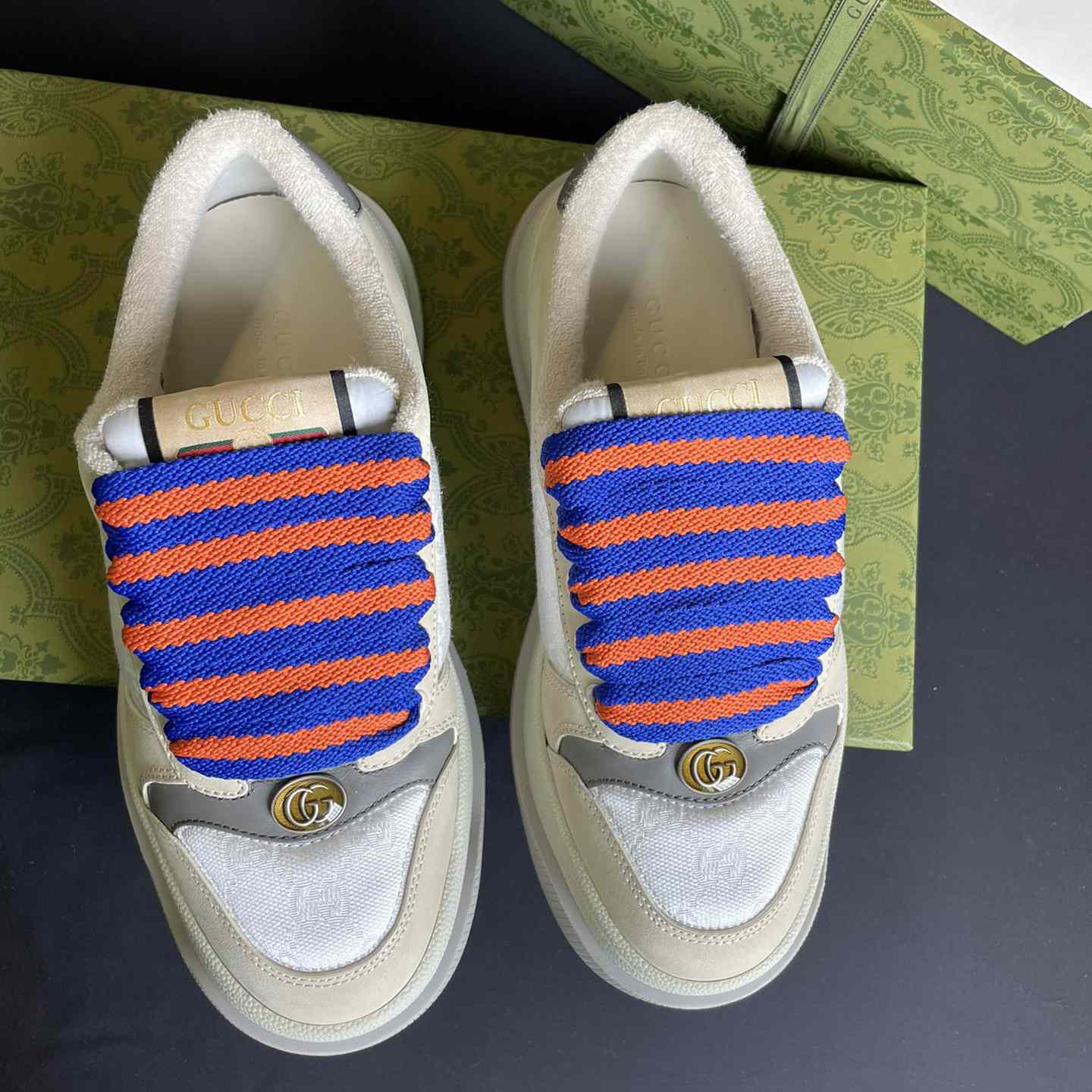 Gucci Men's Screener GG Sneaker  - FashionPlug