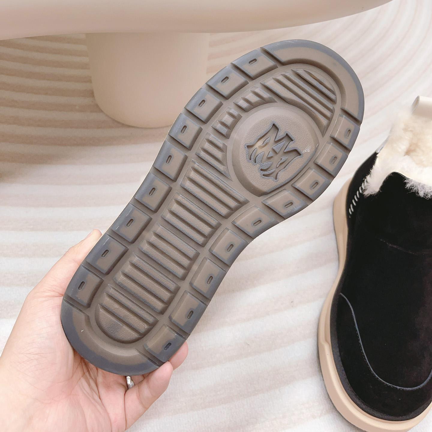 Amiri Malibu Shearling Lined Suede Boots - FashionPlug