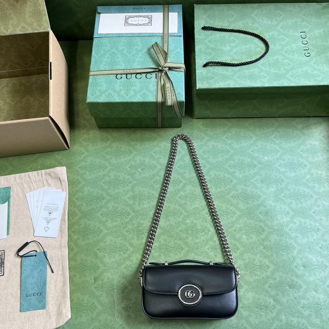 Gucci Petite GG Super Mini Bag (10x 18.5x 4cm) - FashionPlug