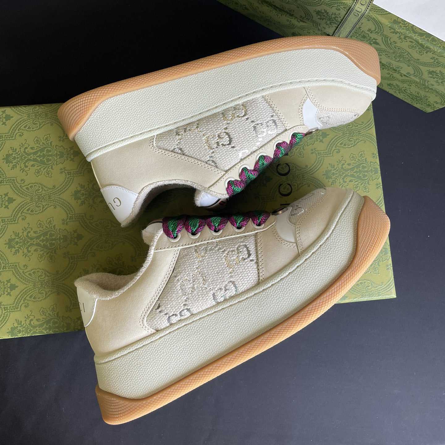 Gucci Women's Screener Sneaker - FashionPlug