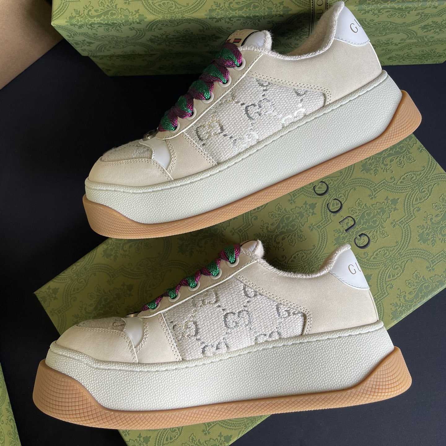 Gucci Women's Screener Sneaker - FashionPlug