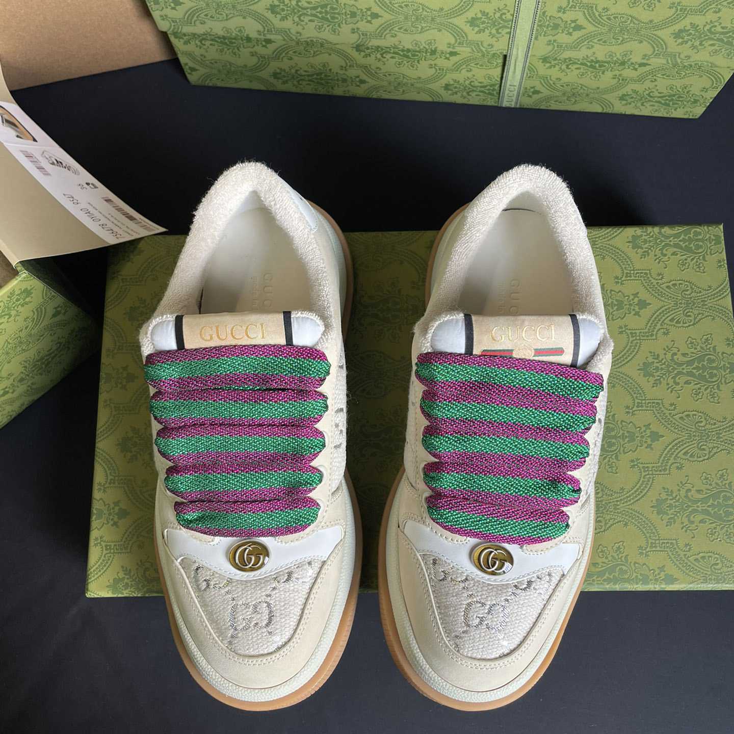 Gucci Women's Screener Sneaker - FashionPlug