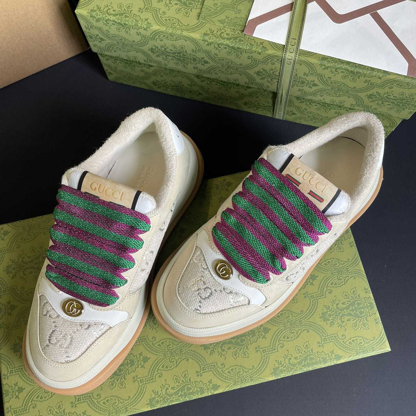 Gucci Women's Screener Sneaker - FashionPlug