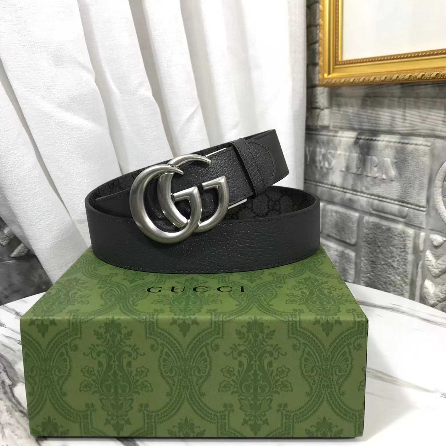 Gucci GG Marmont Reversible Belt - FashionPlug