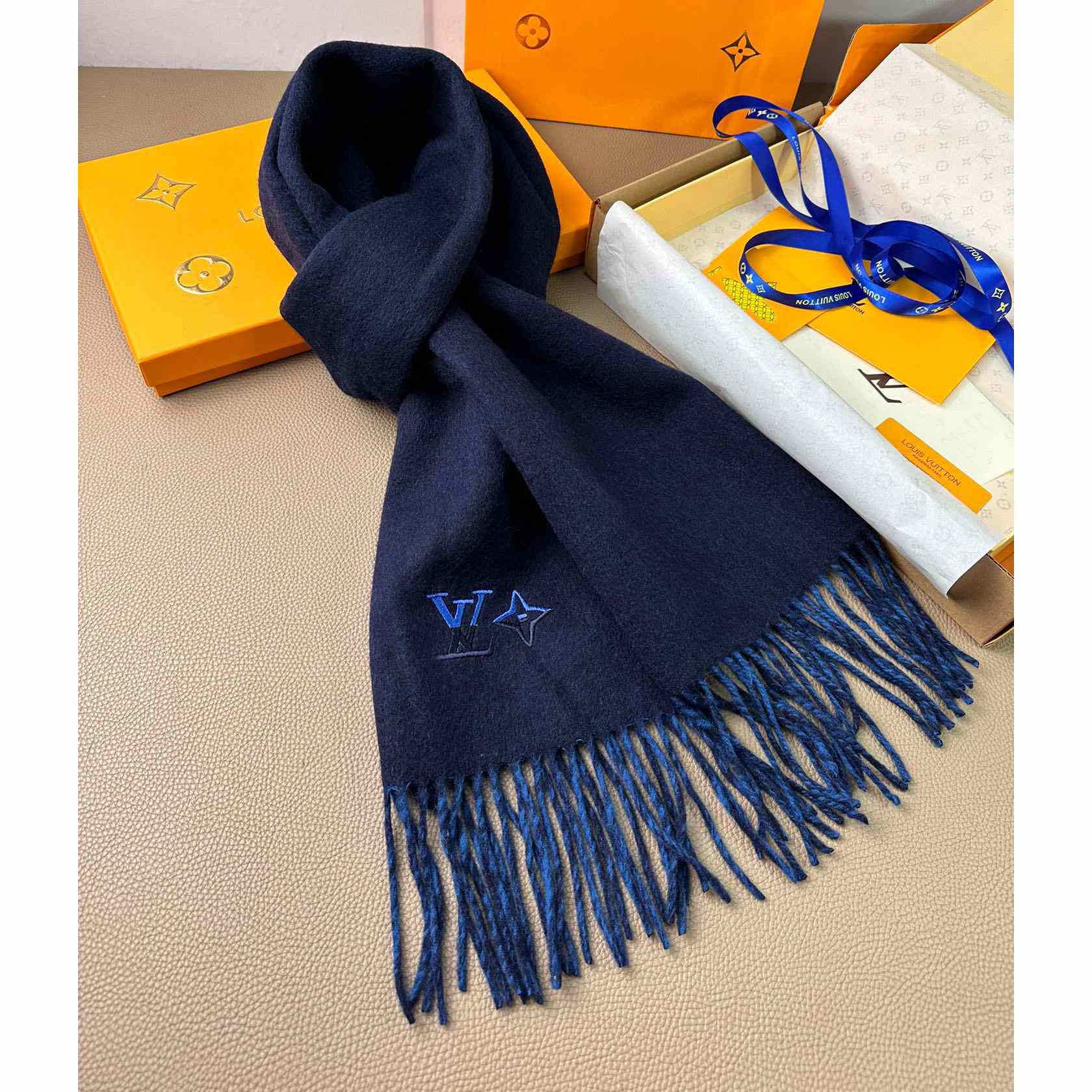 Louis Vitton LV Dual Scarf - FashionPlug