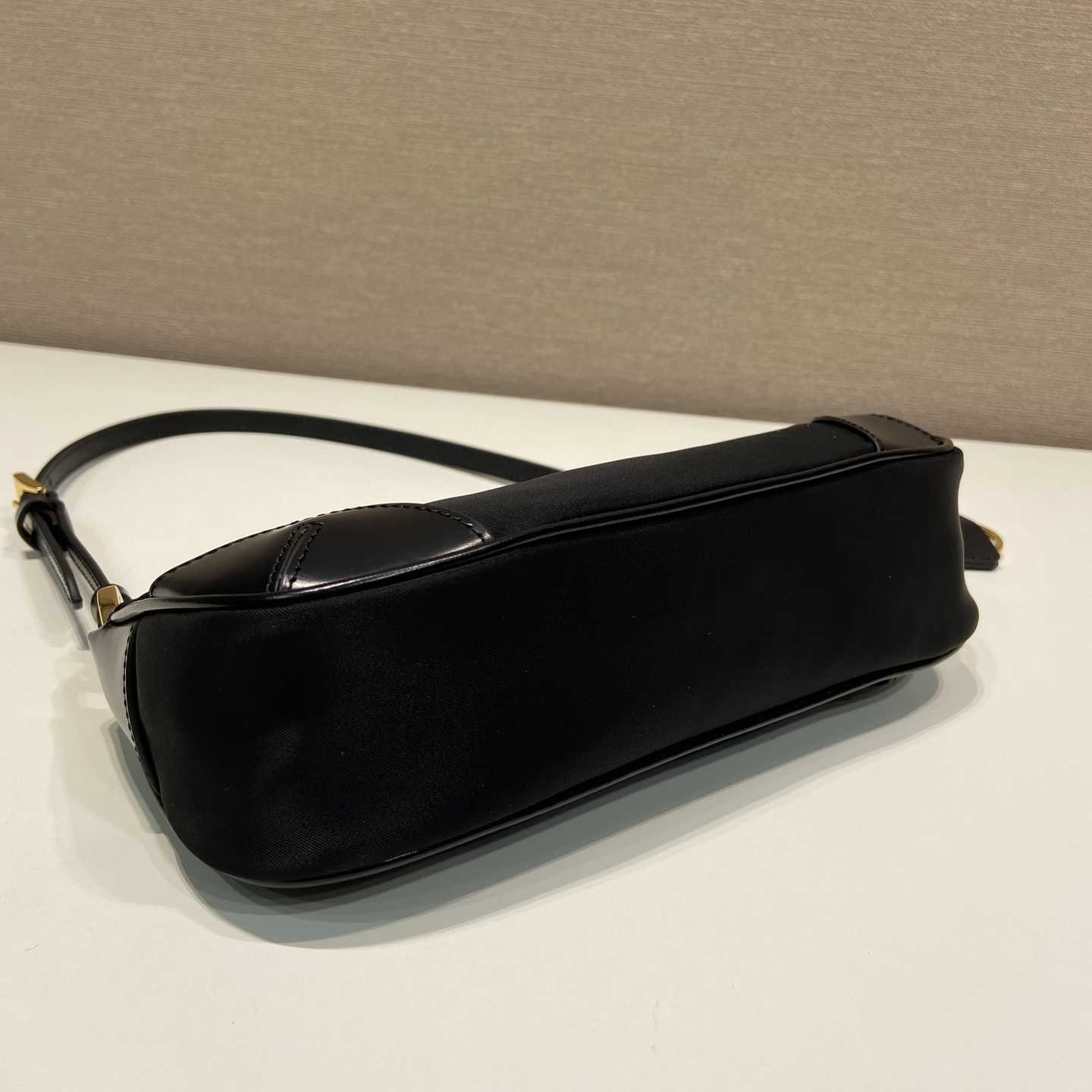 Prada Re-Edition 2002 Re-Nylon And Brushed Leather Shoulder Bag - FashionPlug