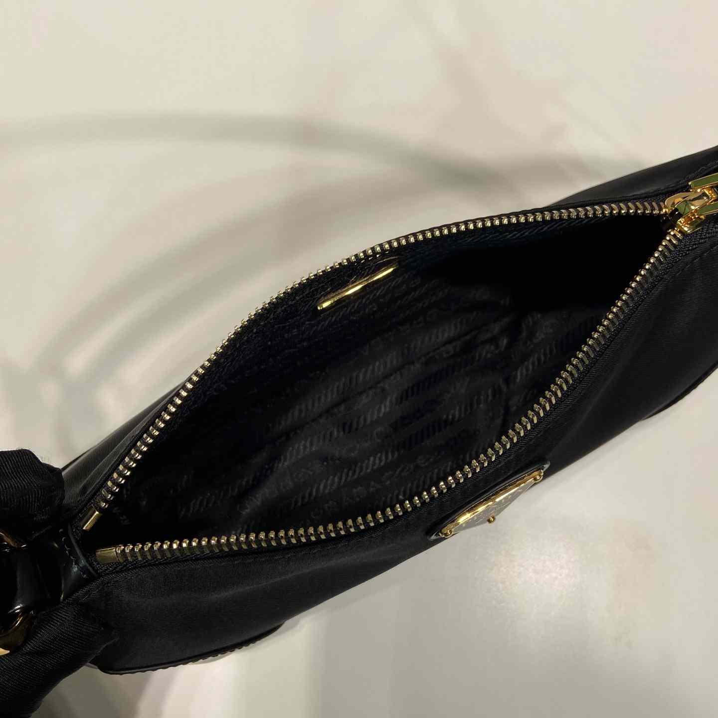 Prada Re-Edition 2002 Re-Nylon And Brushed Leather Shoulder Bag - FashionPlug