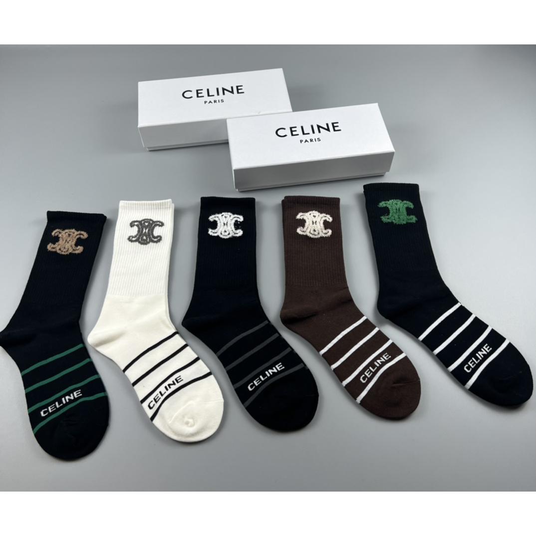 Celine Socks/Box - FashionPlug