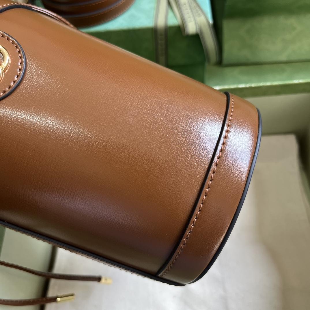 Gucci Ophidia Mini Bucket Bag  (11.5x23x8cm) - FashionPlug