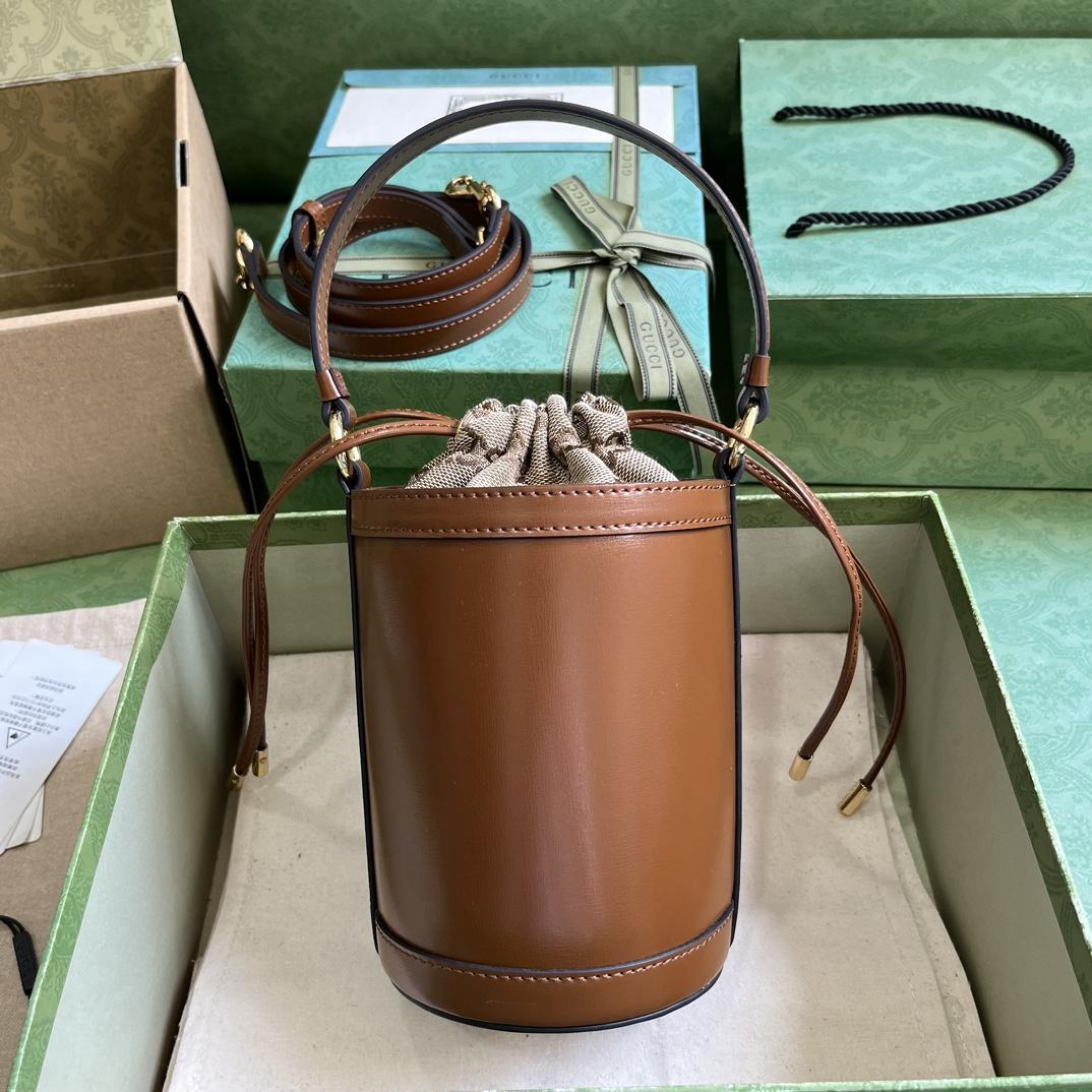 Gucci Ophidia Mini Bucket Bag  (11.5x23x8cm) - FashionPlug