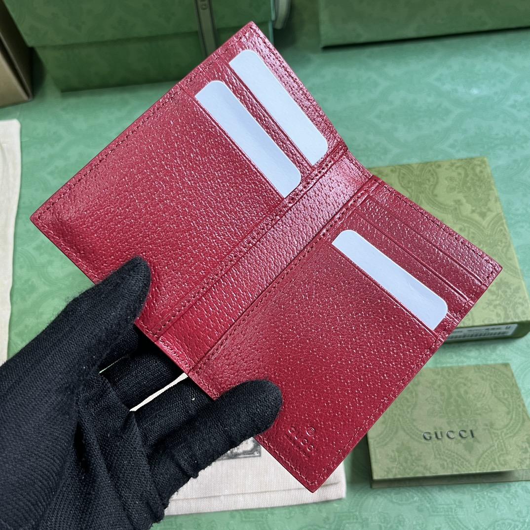 Gucci Long Card Case With GG Detail - FashionPlug