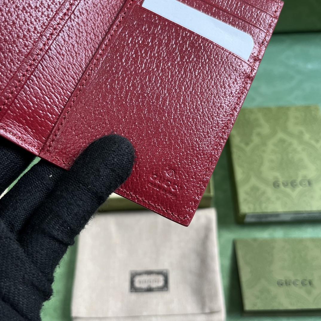 Gucci Long Card Case With GG Detail - FashionPlug