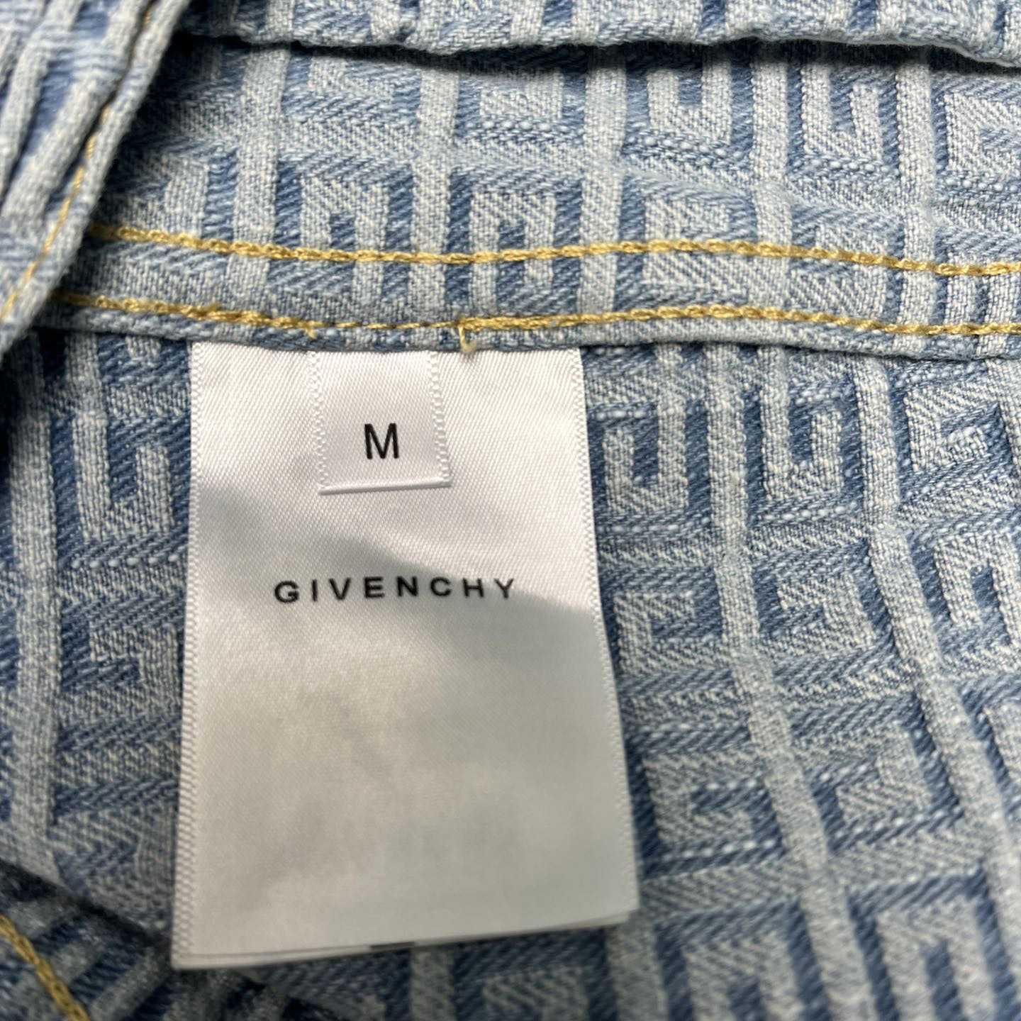 Givenchy 4G Denim Oversized Sleeveless Jacket - FashionPlug