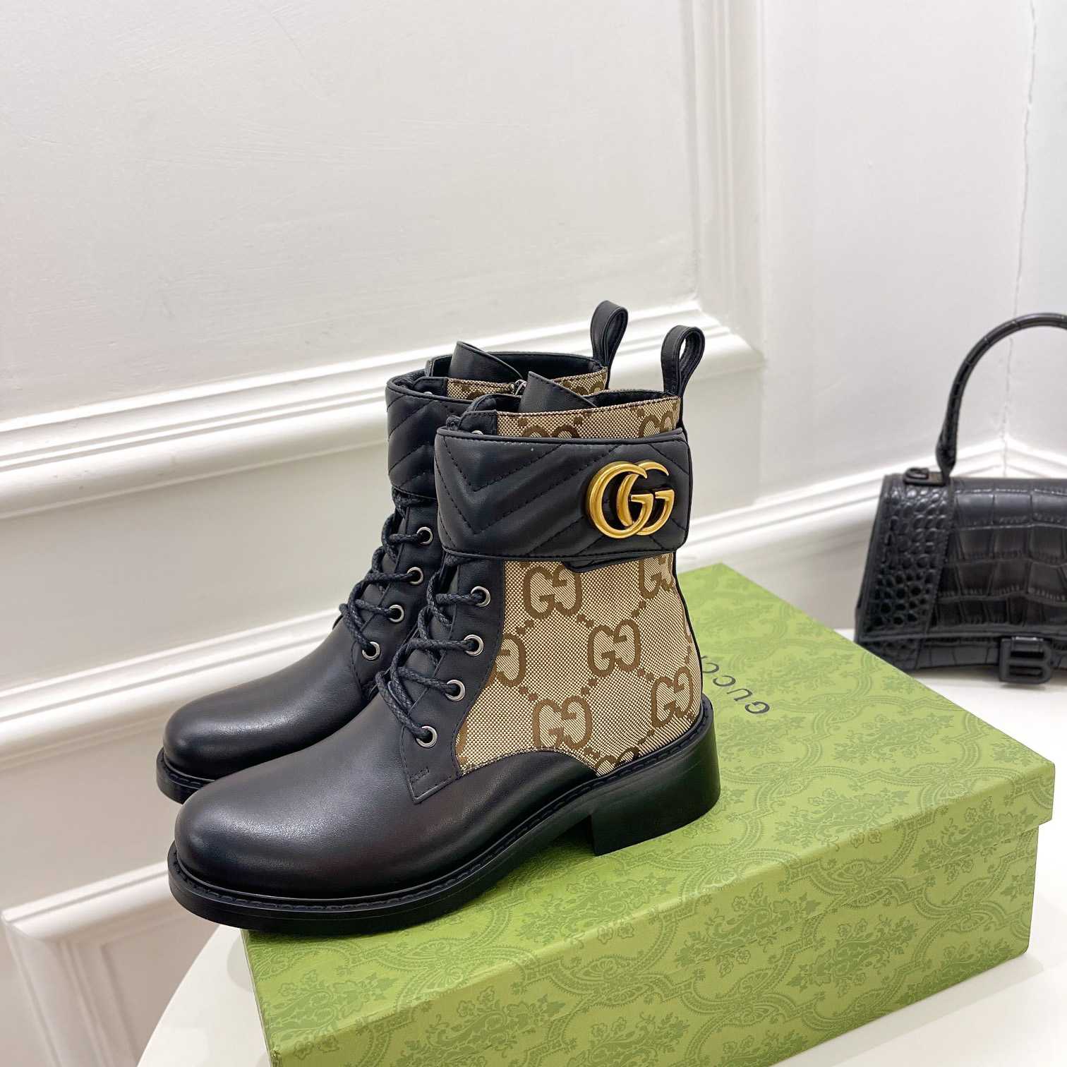 Gucci Women's Ankle Boot With Double G - FashionPlug