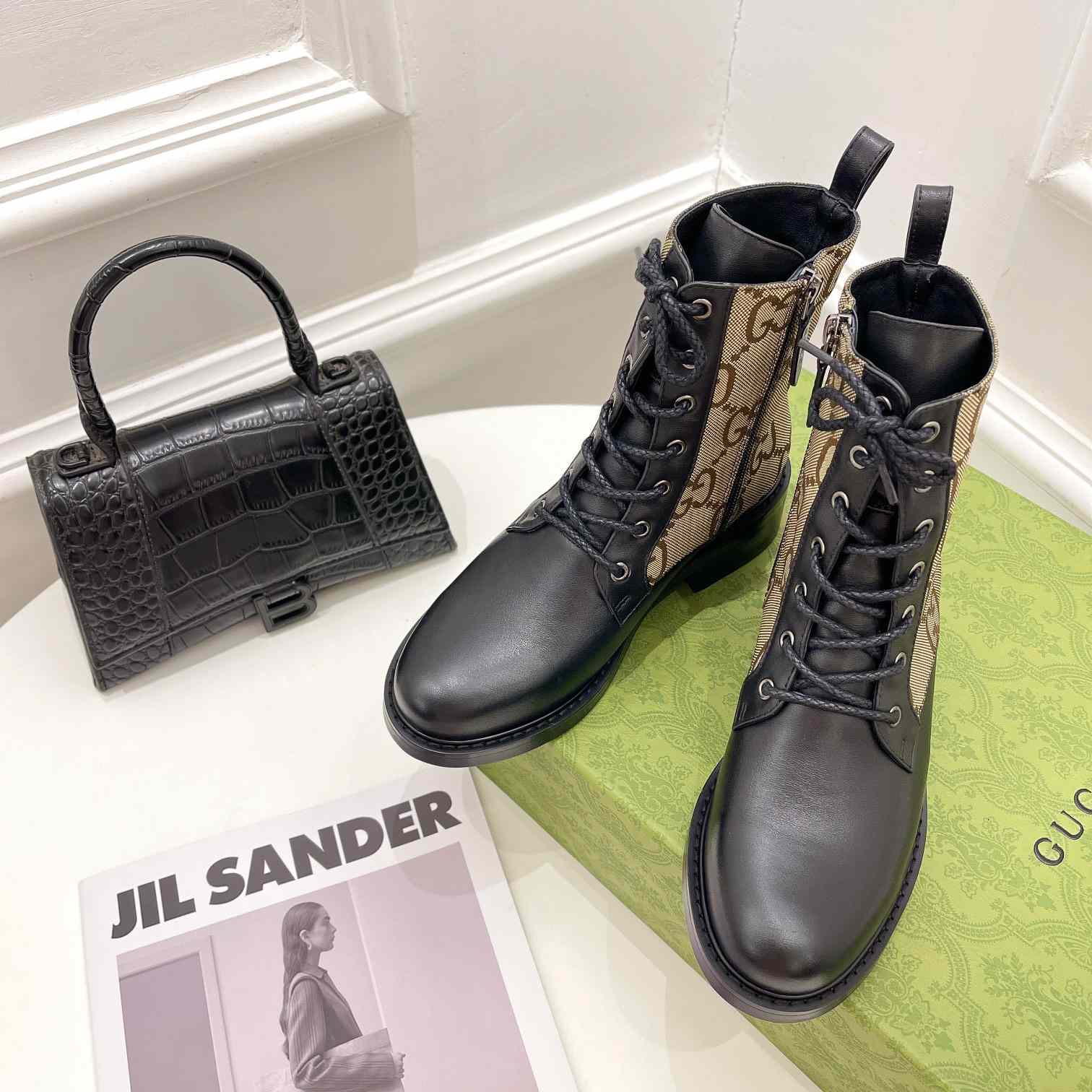 Gucci Women's Ankle Boot With Double G - FashionPlug