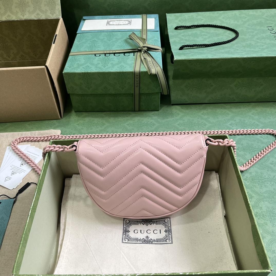 Gucci GG Marmont Matelasse Chain Mini Bag (20x 14.5x 4cm) - FashionPlug