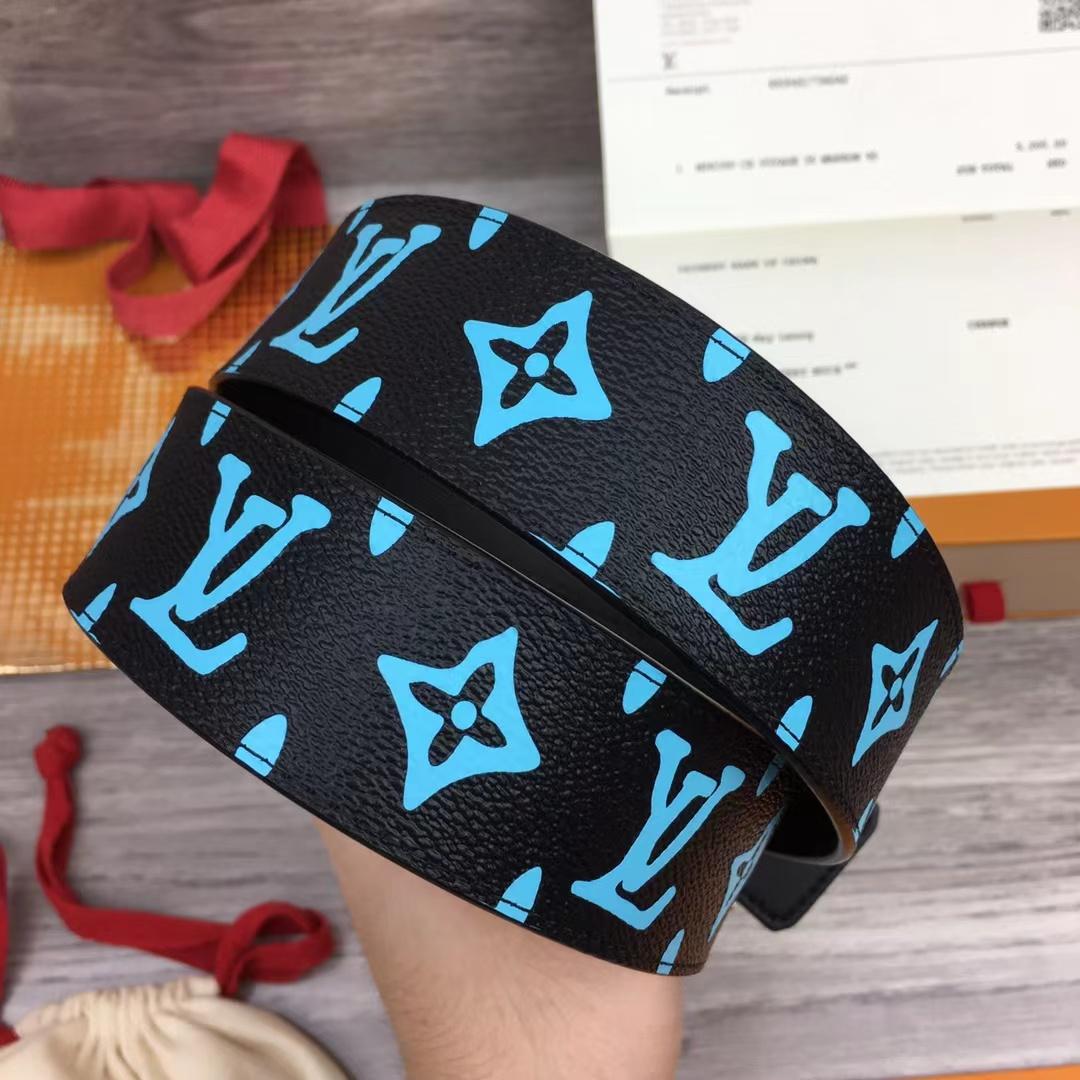 Louis Vuitton LV Shape Reversible Belt  - FashionPlug