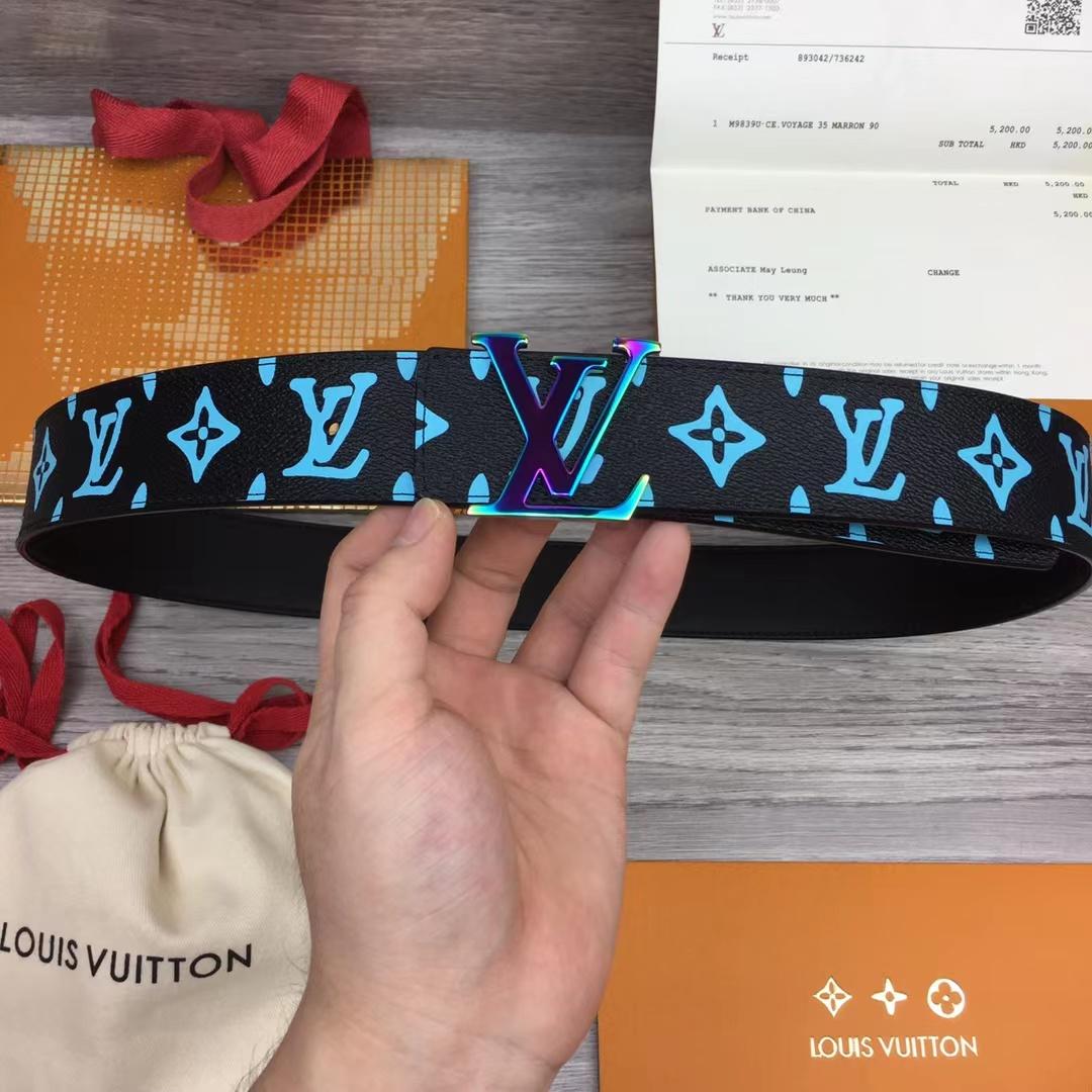 Louis Vuitton LV Shape Reversible Belt  - FashionPlug