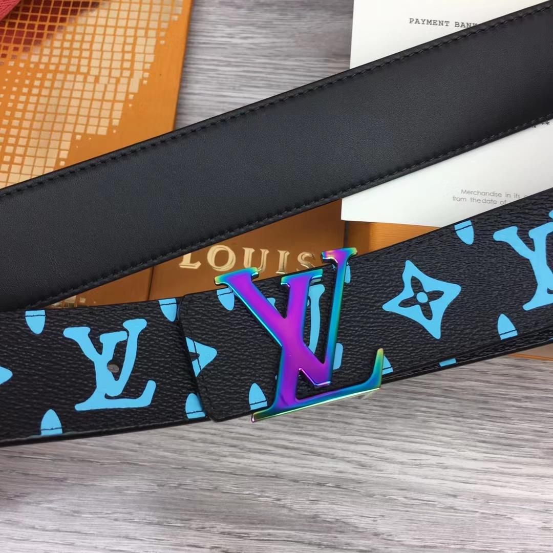 Louis Vuitton LV Shape Reversible Belt  - FashionPlug