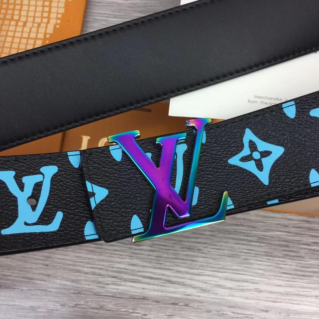 Louis Vuitton LV Shape Reversible Belt  - FashionPlug