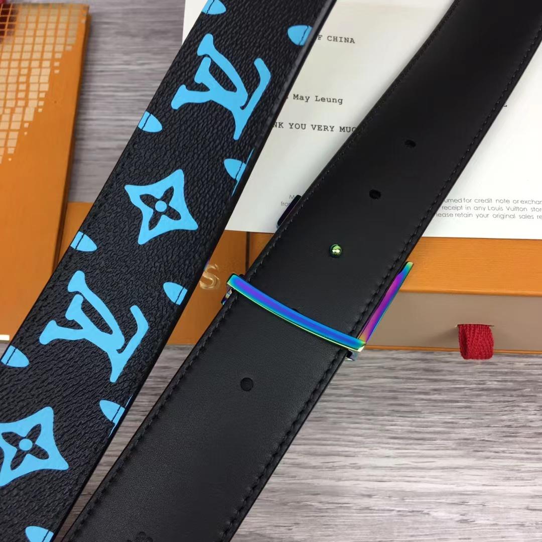 Louis Vuitton LV Shape Reversible Belt  - FashionPlug