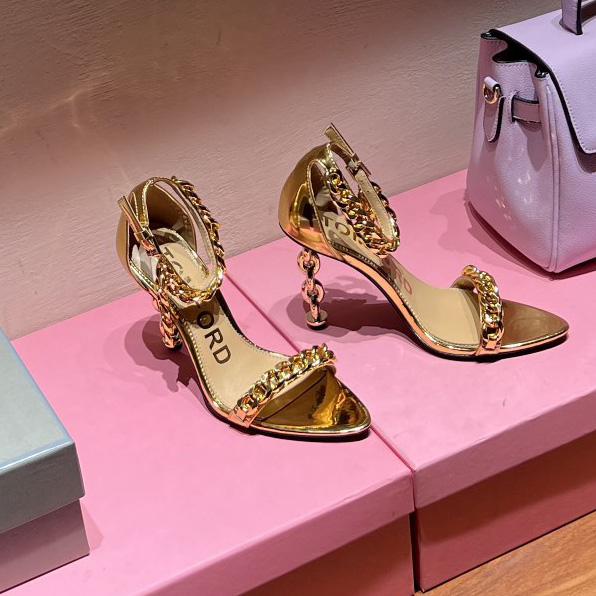 Tom Ford 105mm Leather Sandals - FashionPlug