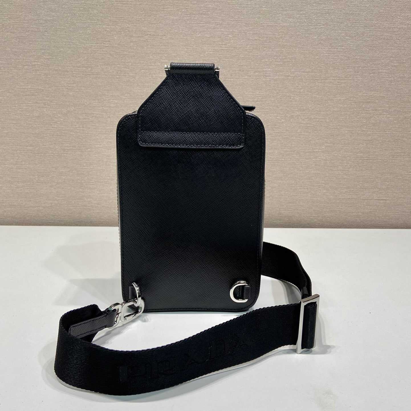 Prada Brique Saffiano Leather Bag - FashionPlug