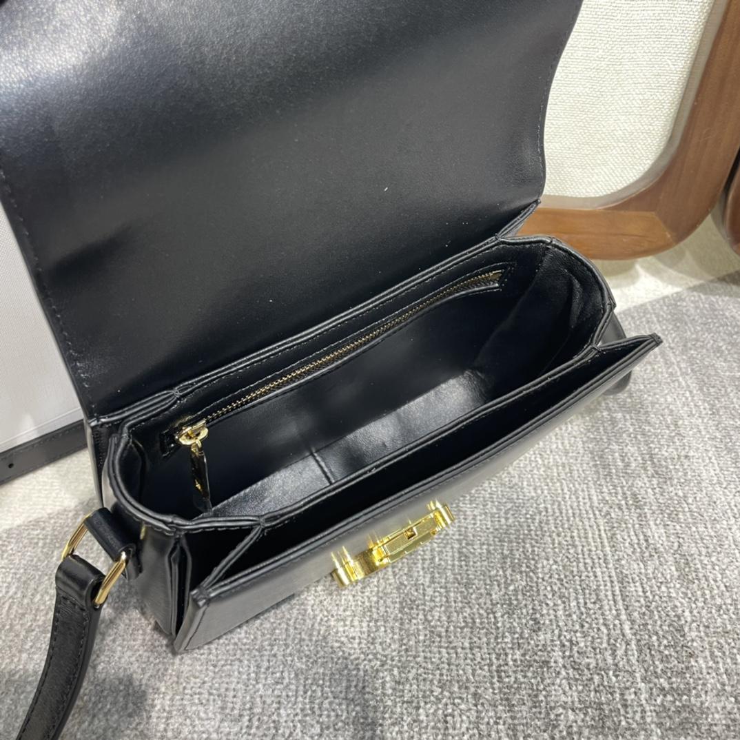 Celine Teen Triomphe Bag In Shiny Calfskin - FashionPlug