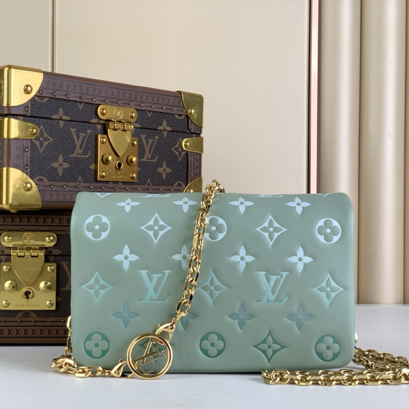 Louis Vuitton Pochette Coussin (20-14-8cm)   M82474 - FashionPlug