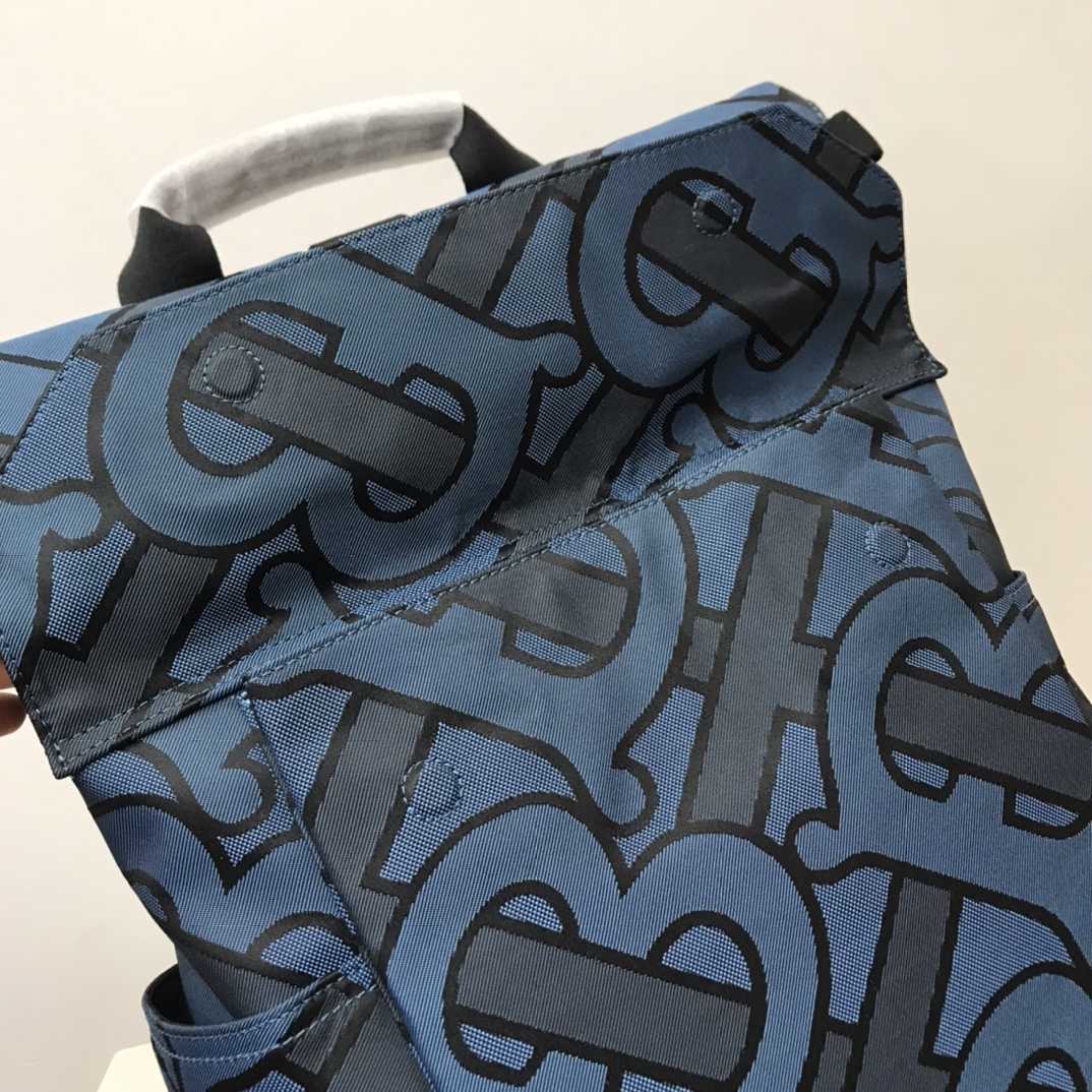 Burberry Orville Monogram-jacquard Backpack (36 x 19x 58cm) - FashionPlug